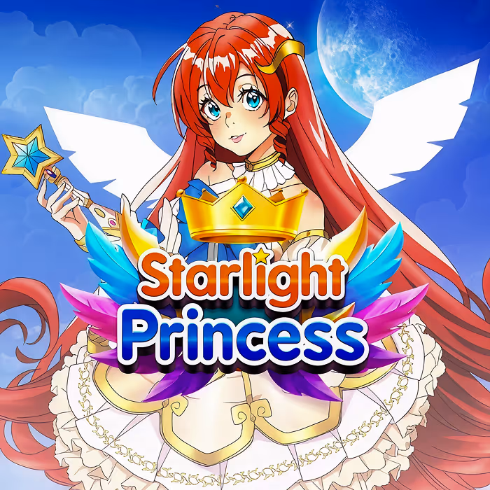 Starlight Princess anime style slot featuring magical princess and tumble feature with multipliers